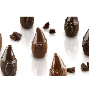 Forma Silicon Praline Mr & Mrs Brown Ø 2.5 x H 4 cm, 10 ml, 15 cavitati (SCG56) - Img 2