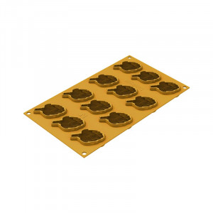 Forma Silicon Silikomart NaturaE Anghinare 6.2 x 4.1 x H 2.8 cm, 2.8 ml, 12 cavitati - Img 2