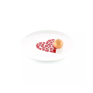 Forma Silicon Silikomart NaturaE Decor Inima 10 x 9.8 cm, Set 2 buc