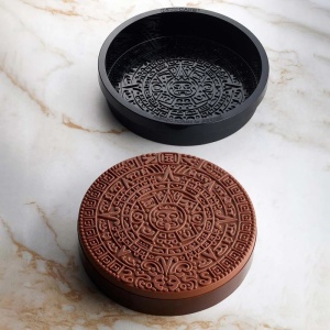 Forma Silicon Tort 3D Azteca Ø 18 x H 4 cm, 1000 ml - Img 2