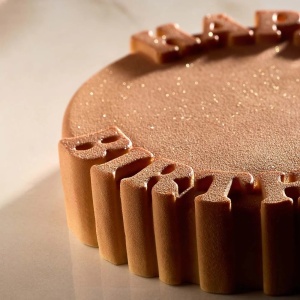 Forma Silicon Tort 3D Happy Birthday Ø 19 x H 4.5 cm, 1100 ml - Img 3