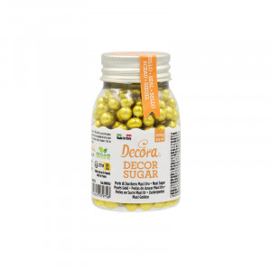 Gold Metallic Golden Pearls Ø 7mm, 100 gr