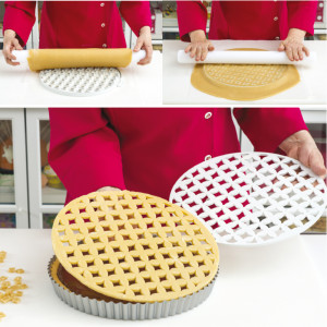 Gratar Decor Tarta Model Arabesc, R 30 cm - Img 2
