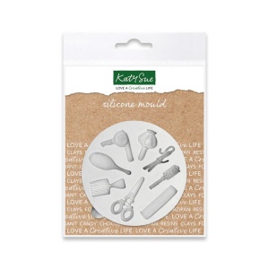 Hairstyle Silicone Moulding, 2.2 - 3 x 0.5 - 1.9 cm, 8 Decorations - Img 1