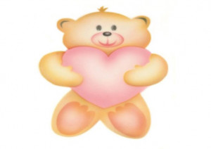 *Hearing Bear with Heart Aerography