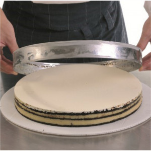Kerek torta sablon 4 szakaszos, műanyag, Ø 50 x H 40 cm - Img 2