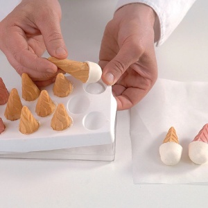 Kono Silicon Ice-cream mould Ø 3 x H 2.2 cm, 26 cavities, 10.5 ml - Img 6