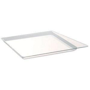 Lid, Transparent Plastic, 11.8 x 10 x H 0.6 cm, Set 50 pcs - Img 1