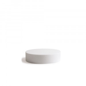 Macheta Tort Rotunda, Polistiren, Ø 15 x H 7.5 cm