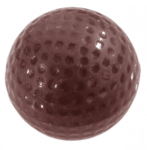 Matrita Policarbonat 24 Praline Ciocolata Minge golf Mini, Ø 3 x H 1.5 cm, 8.5 gr