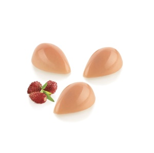 Matrita Policarbonat 24 Praline Quenelle, 4.2 x 2.6 x H 1.7 cm, 17.5 x 27.5 cm (CH038), 8 ml