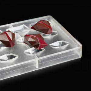Matrita Policarbonat Gama Innovation - 15 Praline Ciocolata Heart Design, 10 gr - Img 3