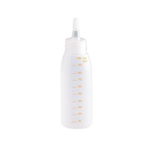 Measuring Bottle 100 ml for Liquids and Plating, Semi-transparent Plastic - Img 1