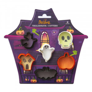 Műanyag vágók Halloween Halloween R 3 - 4 x H 2,2 cm, 6 db - Img 1
