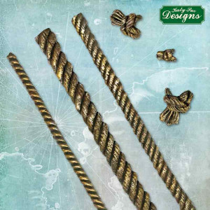 Mulaj Silicon Bordura / Decor Marin, 6 Subiecte Sfori L 17 cm si Noduri - Img 4