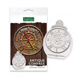 Mulaj Silicon Vintage - Antique Compass, 1 Thread Ø 7 cm - Img 1