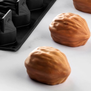 Nuca 3D, 7.8 x 5.7 x H 5.1 cm - Forma Silicon Monoportii, 15 cavitati x 120 ml