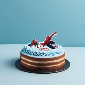 Nyomtatott gofri SpiderMan Model 3, 9 dekor Ø 4 - 12 cm, A4 - Cukrászda Istet - Img 2