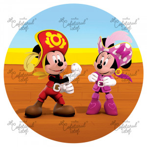 Nyomtatott Mickey egér cukormassza Mickey egér modell 5, Ø 20 cm - Cukrászda Istet