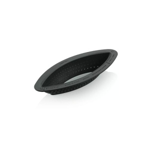 Oval Tart 12 x 4 x H 2 cm - Thermoplastic Microperforated Copper, Set of 6 pieces + Cutter - Img 4