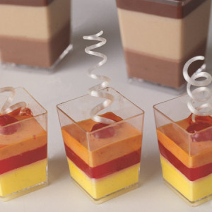 Pahare Reutilizabile Cube 120 ml, 5 x 5 x H 7 cm, Set 100 Buc - Img 4