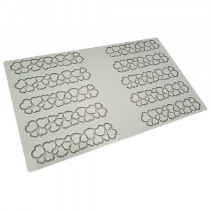 PavoDecor Silicone Heart Shape Elongated, 10 cavities 12 x 2.7 x H 0.2 cm, 2.6 ml - Img 2