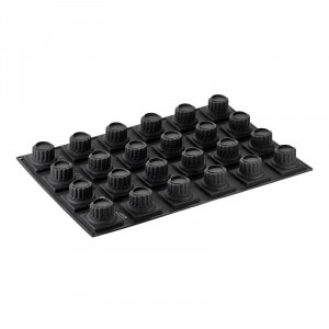 Pavoflex mould 60x40cm Caesar 7x7xh5cm, 24 cavities, 130 ml - Img 3