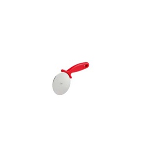 Pizzavágó henger, rozsdamentes acél, ergonomikus, Ø 10,5 cm, 24 cm
