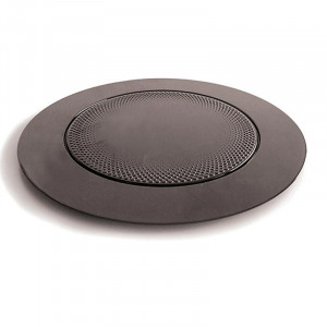 Plastic Cake Display Stand, Round Black Ø 20.5 x H 0.7 cm, Set of 10 pcs - Img 1