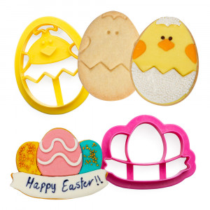 Plastic Egg and Paste Decoupage Cutters, R 7.5 x H 2.2 cm, 2 pcs - Img 4