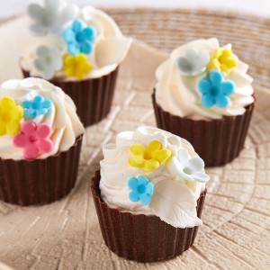 Polikarbonát csokoládé forma, Cupcake Ø 2.5cm, 10 üreg, 20x12xH2.2cm - Img 2