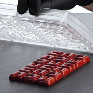 Polycarbonate mould ChocoBAR Ola range - 3 tablets - Img 2