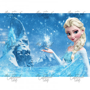 Printed Sugar Paste Frozen Model 4, A4 - Confectioner Istet - Img 1