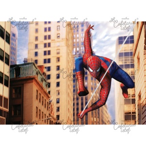 Printed waffle SpiderMan Model 7, A4 - Istet Confectioner