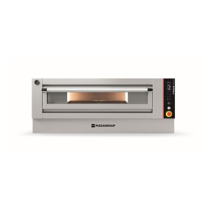 Professional rotating pizza oven, 3 x Ø 45 cm, temperature 450⁰C, with stand model SCIRCLE, set of 4 wheels and hood with motor - Img 2