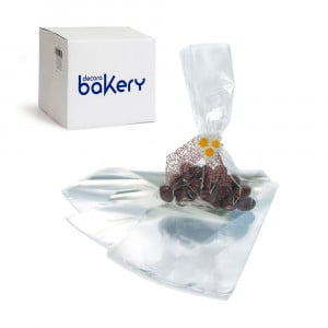 Pungi XS, Celofan Transparent, 8 x H 10 cm, Set 100 Buc - Img 1