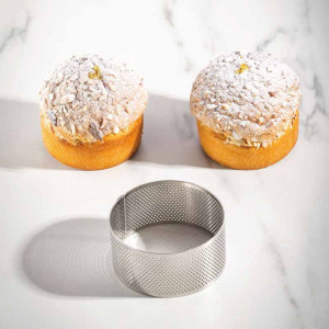 Rama Microforata Tarte Viennoiserie by Johan Martin Rotund Ø 9 x H 4.5 cm - Img 2