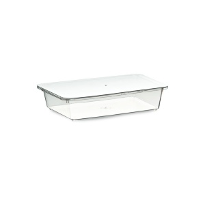 Reusable Tiramisu Tray with Lid, 20 x 12 x H 4.5 cm, 1150 ml, Set of 25