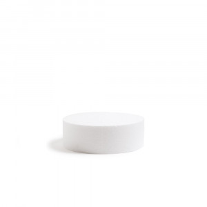 Round polystyrene mould R 15 x H 10 cm