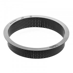 Round Tarts Ø16xh3.5cm - Thermoplastic Microperforated Frame - Img 2