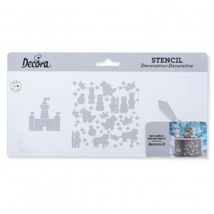 Sablon Plastic Lateral Decor Povesti Copii, 25 x 10 cm - Img 3