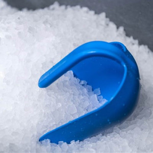 Scafa cu Baza Rotunjita 2 Litri, Material Plastic Albastru, L 27 cm - Img 3