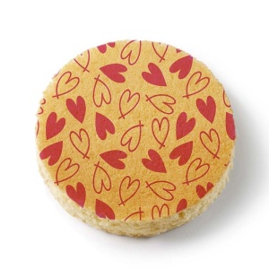 Set of 24 Transfer Sheets Decor Baked Goods Transfer Decor - Hearts, 30 x 40 cm - Img 2