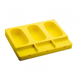 Set Tava si 4 Matrite Silicon Inghetata pe bat Capri 12 cavitati, 90 ml - Img 1