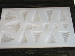 Silicon Christmas moulding - Different Christmas trees, 15 Topics - Img 2