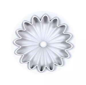 Silicon Decor Top/Insertion mould, Bloom Ø 17.3 x H 2.2 cm, 1 cavity, 300 ml - Img 4