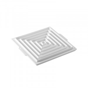 Silicon Decor Top/Insertion mould, Square 4x4/26/26x26xH2cm - Img 2