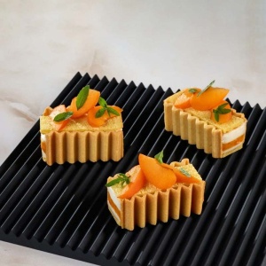 Silicon Gourmand Zig Zag Foietaj Zig Zag 25 × 25, Set 2 Pieces