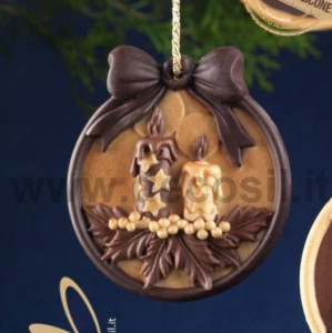 Silicon mould Candle decoration, Ø 11.5 x H 1.5 cm - Img 2