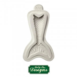 Silicon mould Katy Sue mermaid tail 8.5 x 4.5 cm - Img 2